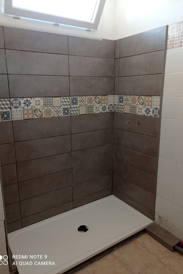 Après installation Carrelages et receveur